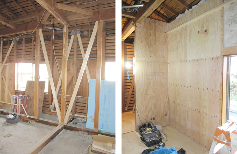 自治会集会所の耐震リフォーム