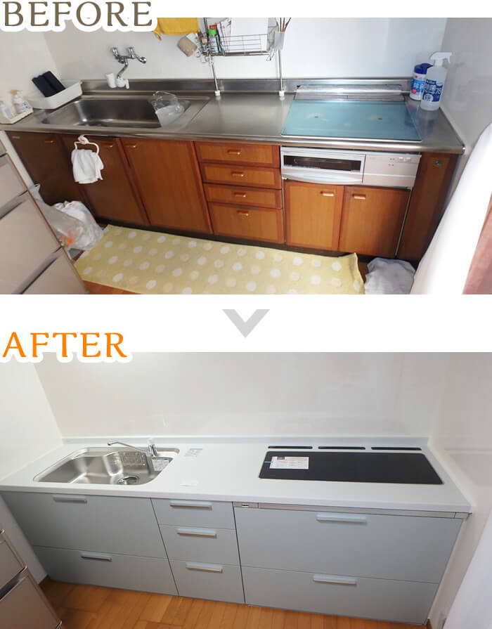 キッチン交換工事