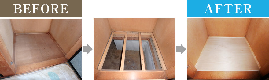 押入れの張り替え&結露防止リフォーム