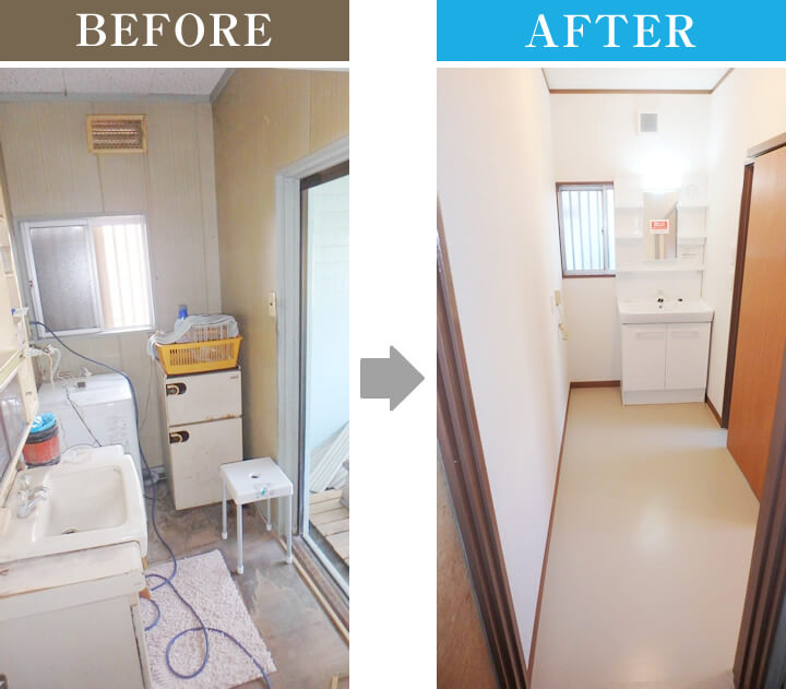 洗面所リフォーム