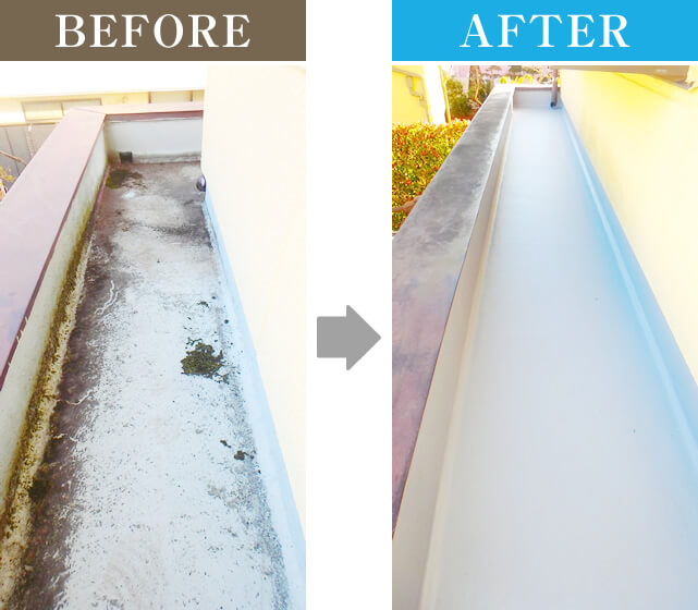 ベランダの塗装