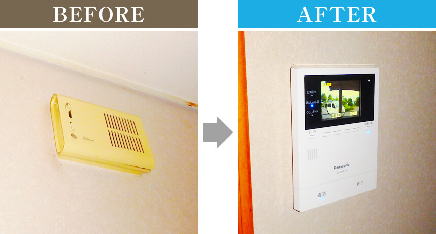 室内で確認できるインターフォン