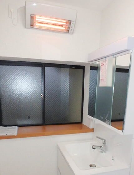 壁掛型暖房機施工事例