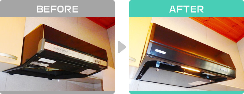 フラット型換気扇交換リフォーム